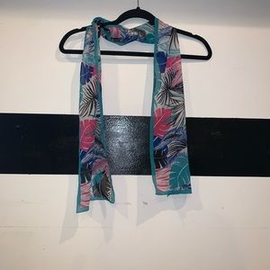 Tropical Floral Scarf